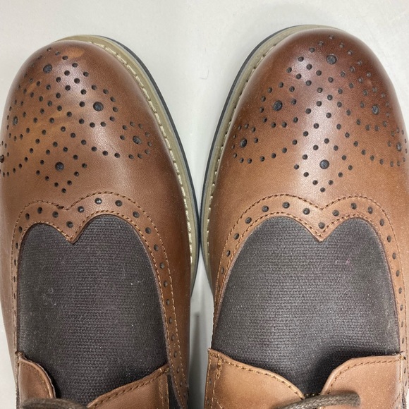 Joe’s Derby men's oxfords tan and brown size 10.5 - Picture 9 of 11